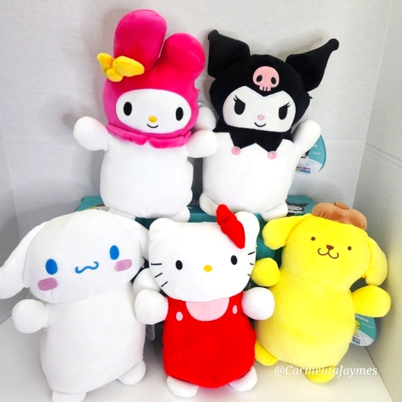 KUROMI ๐ HugMee Sanrio Hello Kitty & Friends X Squishmallow โ NWT โ - Picture 2 of 9
